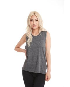 Next Level Apparel N5013 - Ladies Festival Muscle Tank Charcoal