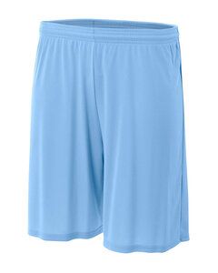 A4 NB5244 - Youth 6" Inseam Cooling Performance Shorts Light Blue