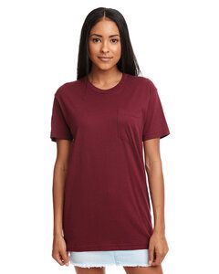 Next Level Apparel 3605 - Unisex Pocket Crew Maroon