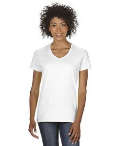 Gildan G500VL - Ladies Heavy Cotton V-Neck T-Shirt White