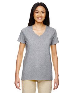 Gildan G500VL - Ladies Heavy Cotton V-Neck T-Shirt Sport Grey