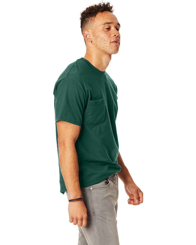 Hanes 5190P - Adult Beefy-T® with Pocket