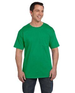 Hanes 5190P - Adult Beefy-T® with Pocket Kelly Green