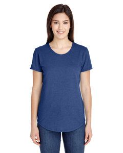 Gildan 6750L - Ladies Triblend T-Shirt Heather Blue