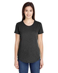 Gildan 6750L - Ladies Triblend T-Shirt Heather Dk Grey