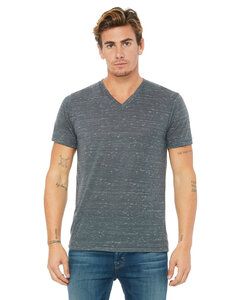 Bella+Canvas 3655C - Unisex Textured Jersey V-Neck T-Shirt