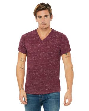 Bella+Canvas 3655C - Unisex Textured Jersey V-Neck T-Shirt