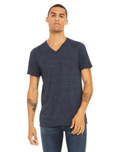 Bella+Canvas 3655C - Unisex Textured Jersey V-Neck T-Shirt