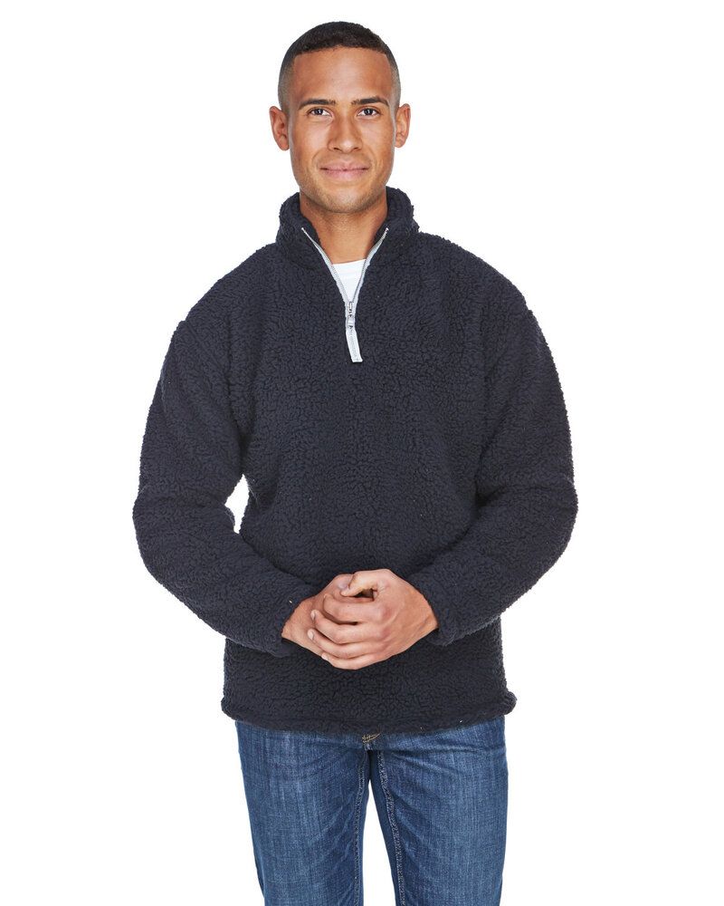 J. America JA8454 - Adult Epic Sherpa Quarter-Zip