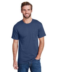 Hanes W110 - Adult Workwear Pocket T-Shirt Navy