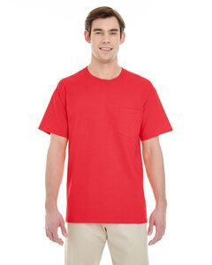 Gildan G530 - Unisex Heavy Cotton Pocket T-Shirt Red