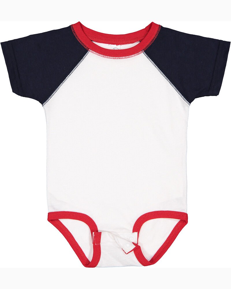 Rabbit Skins RS4430 - Infant Baseball Bodysuit