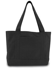 Liberty Bags 8870 - Seaside Cotton Canvas 12 oz. Pigment-Dyed Boat Tote Washed Black