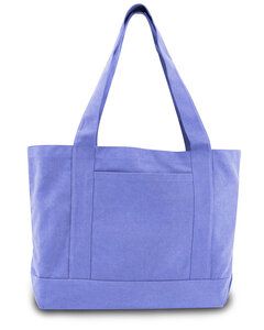 Liberty Bags 8870 - Seaside Cotton Canvas 12 oz. Pigment-Dyed Boat Tote Periwinkle Blue