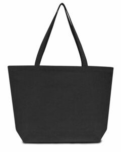 Liberty Bags LB8507 - Seaside Cotton 12 oz. Pigment-Dyed Large Tote Washed Black