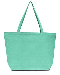 Liberty Bags LB8507 - Seaside Cotton 12 oz. Pigment-Dyed Large Tote Sea Glass Green