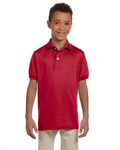 Jerzees 437Y - Youth SpotShield Jersey Polo True Red