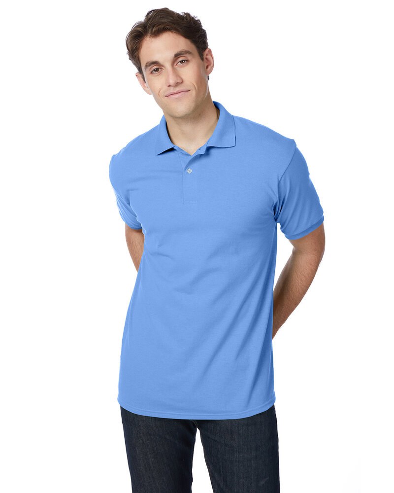 Hanes 054 - Adult 50/50 EcoSmart® Jersey Knit Polo