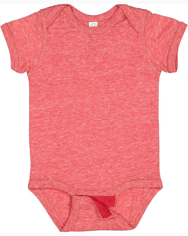 Rabbit Skins 4491 - Infant Harborside Melange Jersey Bodysuit