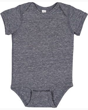 Rabbit Skins 4491 - Infant Harborside Melange Jersey Bodysuit