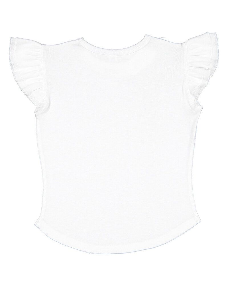 Rabbit Skins 3339 - Toddler Flutter Sleeve T-Shirt