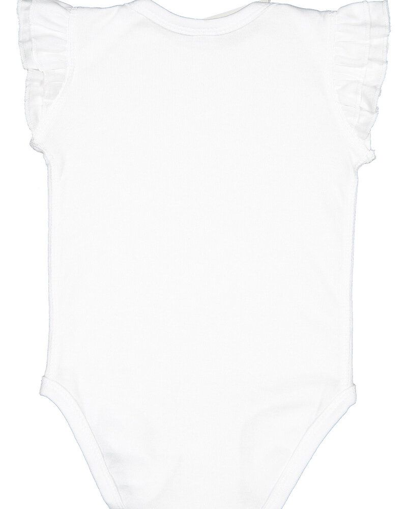Rabbit Skins 4439 - Infant Flutter Sleeve Bodysuit