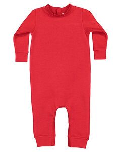 Rabbit Skins 4447 - Infant Fleece One-Piece Bodysuit Red