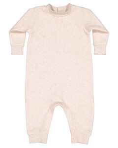 Rabbit Skins 4447 - Infant Fleece One-Piece Bodysuit Natural Heather