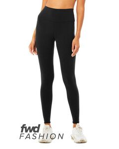Bella+Canvas 813 - FWD Fashion Ladies High Waist Fitness Leggings Black