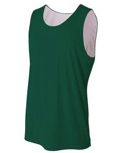 A4 N2375 - Adult Performance Jump Reversible Basketball Jersey Forest/White