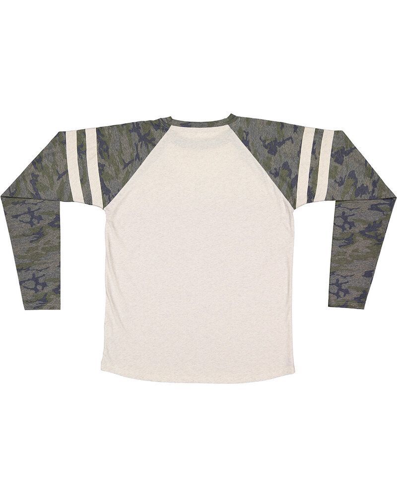 LAT 6934 - Men's Gameday Mash-Up Long Sleeve Fine Jersey T-Shirt