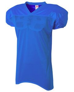 A4 N4242 - Adult Nickleback Tricot Body w/ Double Dazzle Cowl And Skill Sleeve Football Jersey Royal
