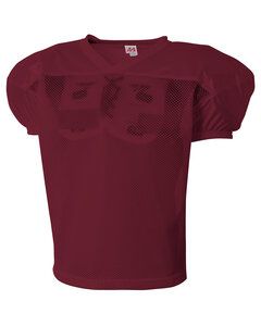 A4 N4260 - Adult Drills Polyester Mesh Practice Jersey Maroon