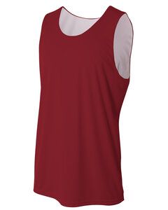 A4 NB2375 - Youth Performance Jump Reversible Basketball Jersey Cardinal/White