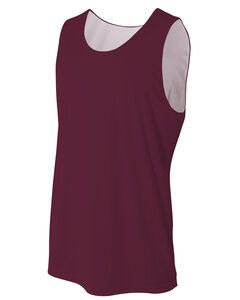 A4 NB2375 - Youth Performance Jump Reversible Basketball Jersey Maroon White