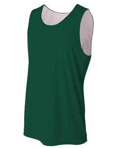 A4 NB2375 - Youth Performance Jump Reversible Basketball Jersey Forest/White