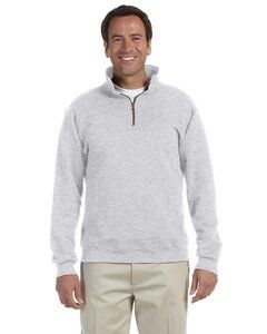 Jerzees 4528 - Adult Super Sweats® NuBlend® Fleece Quarter-Zip Pullover Ash