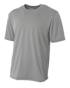 A4 NB3381 - Youth Topflight Heather Performance T-Shirt Athletic Heather
