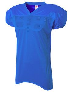 A4 NB4242 - Youth Nickleback Football Jersey W/Double Dazzle Cowl And Skill Sleeve Royal