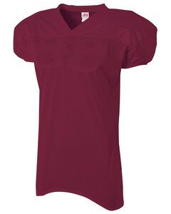 A4 NB4242 - Youth Nickleback Football Jersey W/Double Dazzle Cowl And Skill Sleeve Maroon
