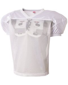 A4 NB4260 - Youth Drills Polyester Mesh Practice Jersey White
