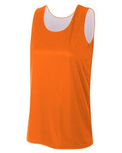 A4 NW2375 - Ladies Performance Jump Reversible Basketball Jersey Orange/White