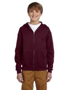 Jerzees 993B - Youth 8 oz. NuBlend® Fleece Full-Zip Hooded Sweatshirt