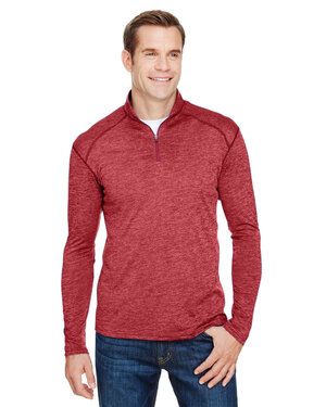 A4 N4010 - Mens Tonal Space-Dye Quarter-Zip