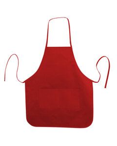 Liberty Bags LB5505 - Heather NL2R Long Round Bottom Cotton Twill Apron Red