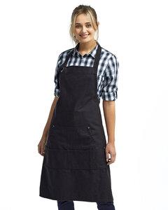 Artisan Collection by Reprime RP137 - "Calibre" Heavy Cotton Canvas Pocket Apron black