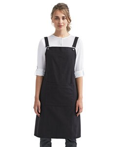 Artisan Collection by Reprime RP129 - Cross Back Barista Apron Black