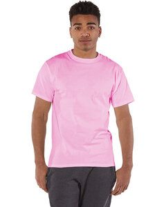 Champion T525C - Adult 6 oz. Short-Sleeve T-Shirt Pink Candy