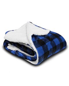 Alpine Fleece 8712 - Micro Mink Sherpa Blanket Royal Buffalo