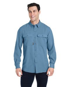 Dri Duck 4441 - Men's Crossroad Woven Shirt Slate Blue
